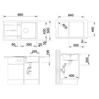 Blanco Metra 5 S Silgranit тёмная скала (518872) Image #2